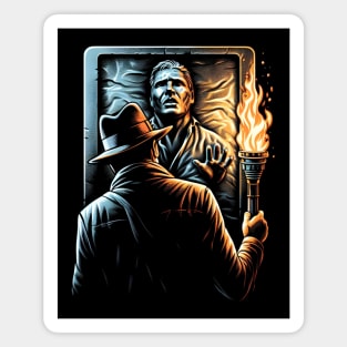 Archaeologist Discovers Galactic Smuggler in Frozen in Carbonite - Funny Magnet